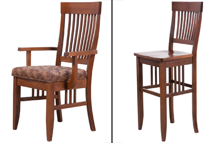 canadian made solid wood furniture maple and oak shaker chairs and stools woodworks home furnishings shaker chairs and stools