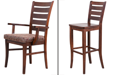 canadian made solid wood furniture maple and oak sienna chairs and stools woodworks home furnishings sienna chairs and stools